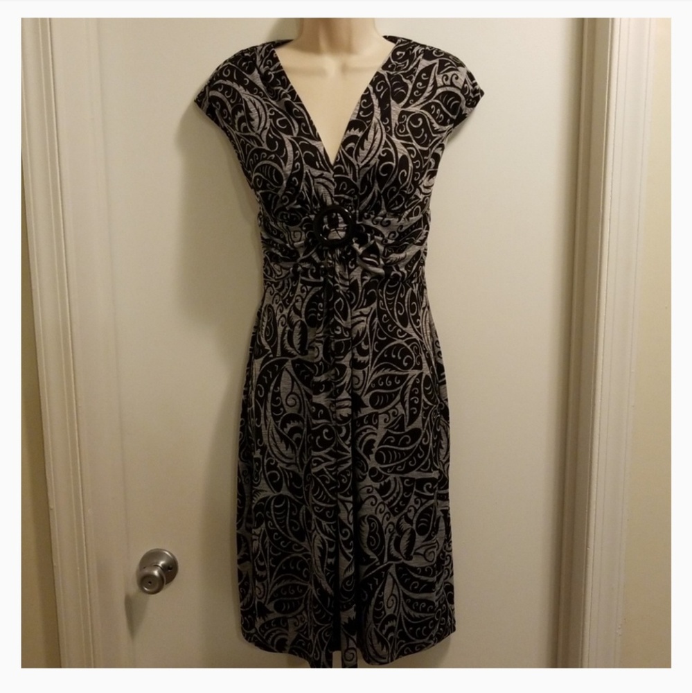Glamour women's black & gray dress size 12